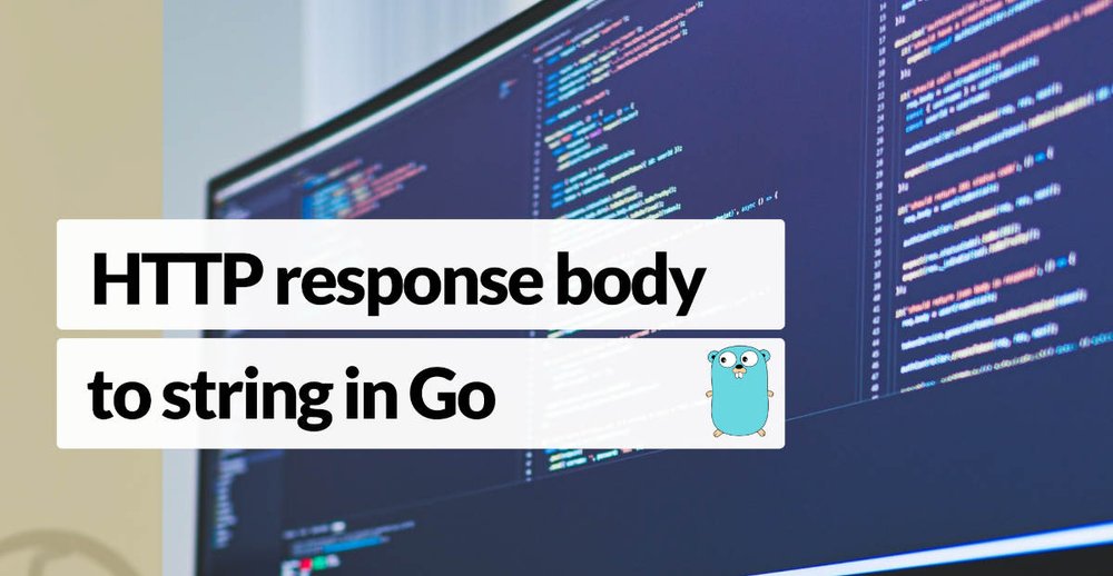How To Convert An Http Response Body To A String In Go