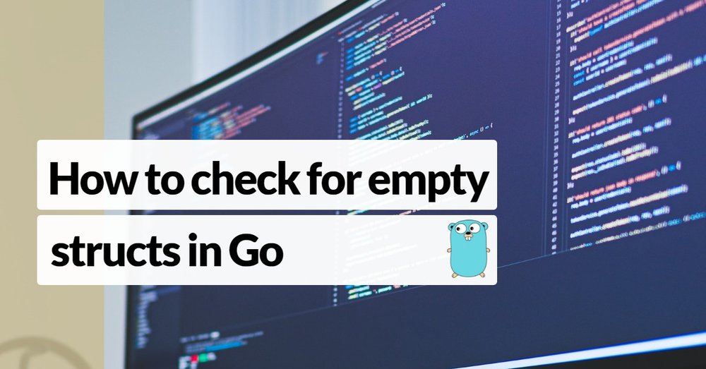 Check If Struct Is Not Empty Golang