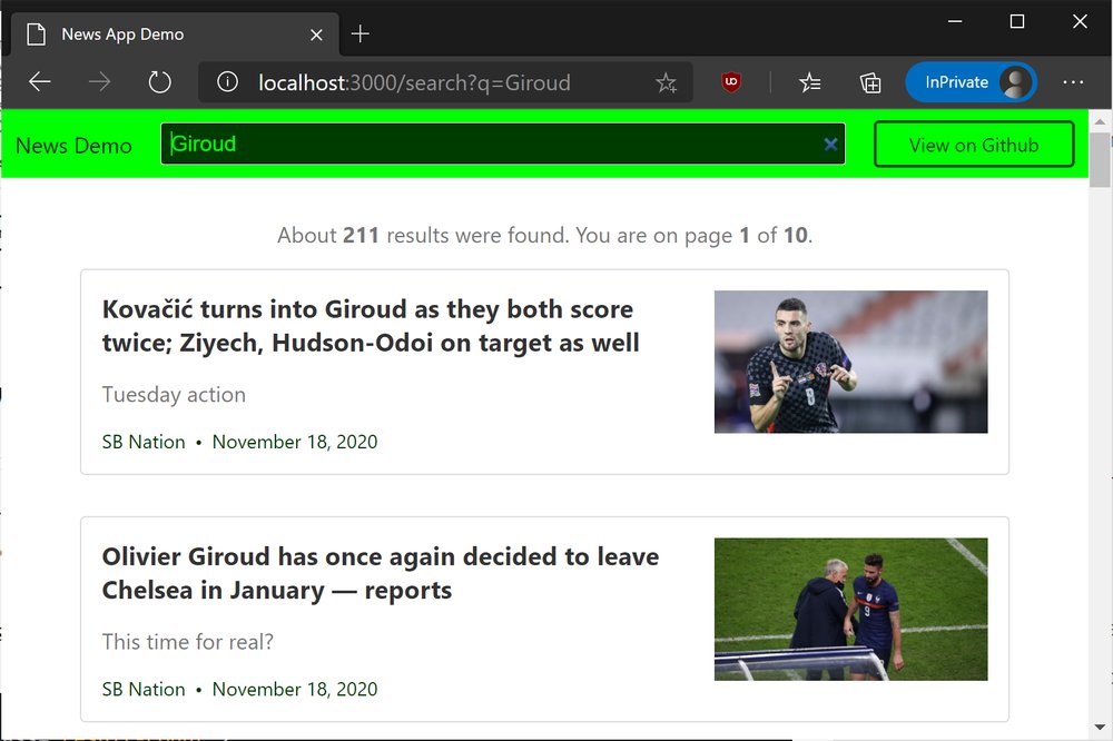 Browser showing current page