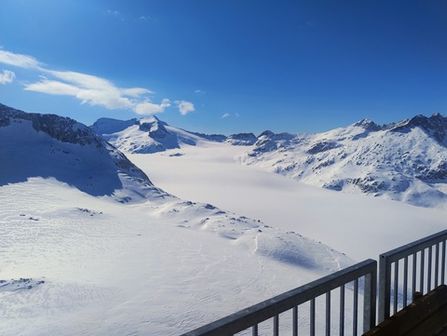 Panorama dalla terrazza del rifugio ai Caduti
