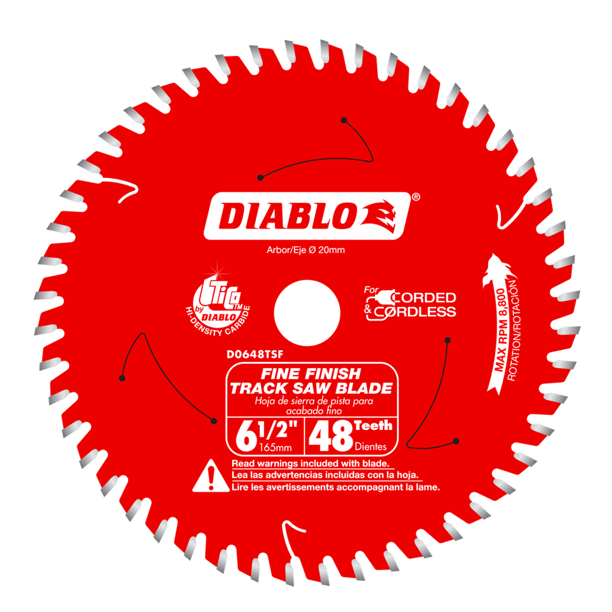 D0648TSF | Circular Saw Blades | Wood Cutting | Fine Finish