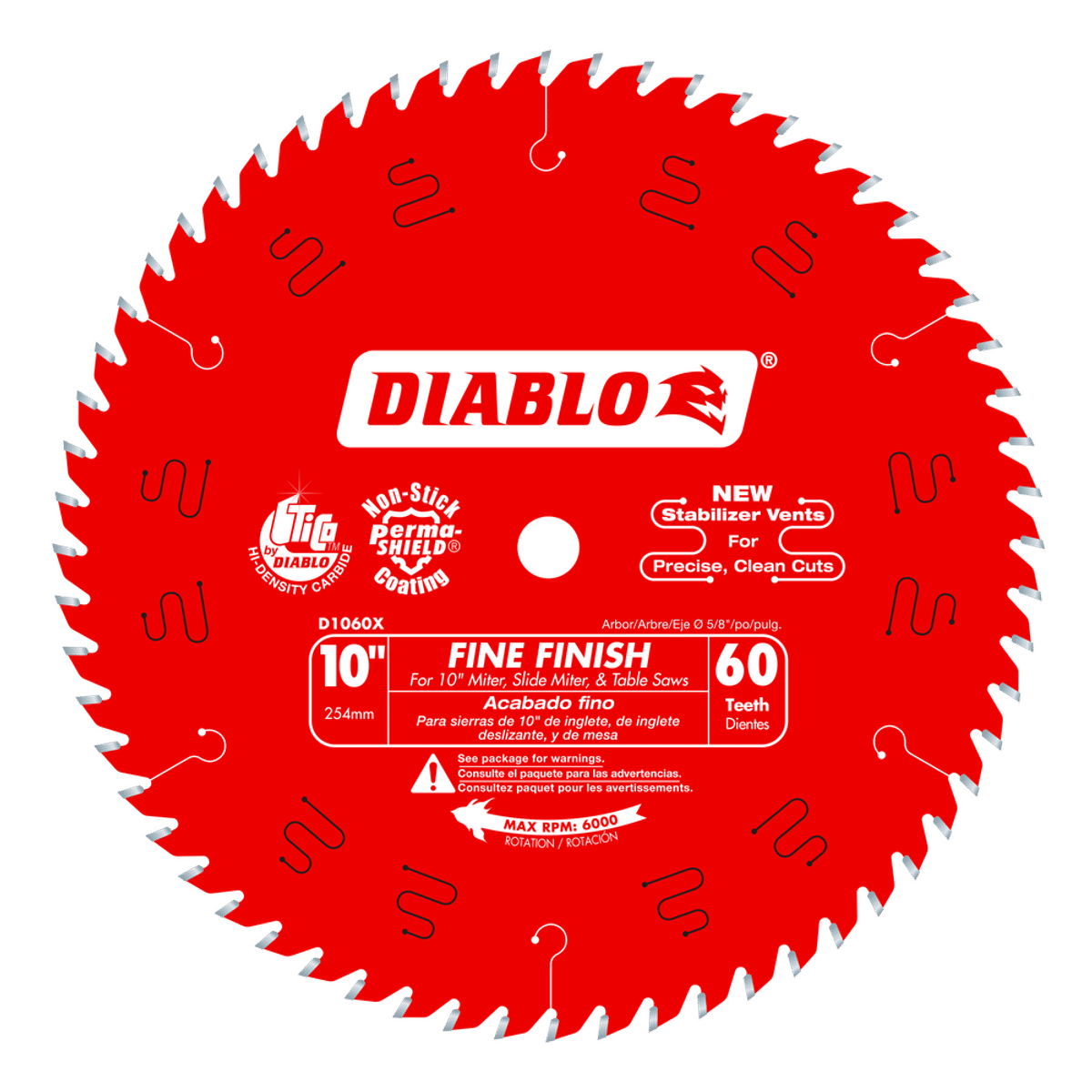 ディアブロページ D1060X | Circular Saw Blades | Wood Cutting | Fine Finish
