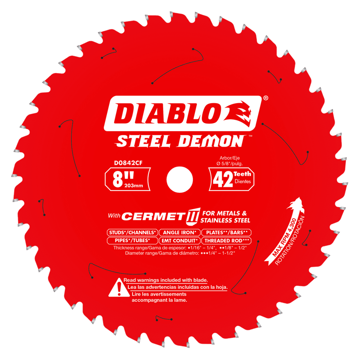 D0842CF | Saw Blades | Steel Cutting | Thick Metal