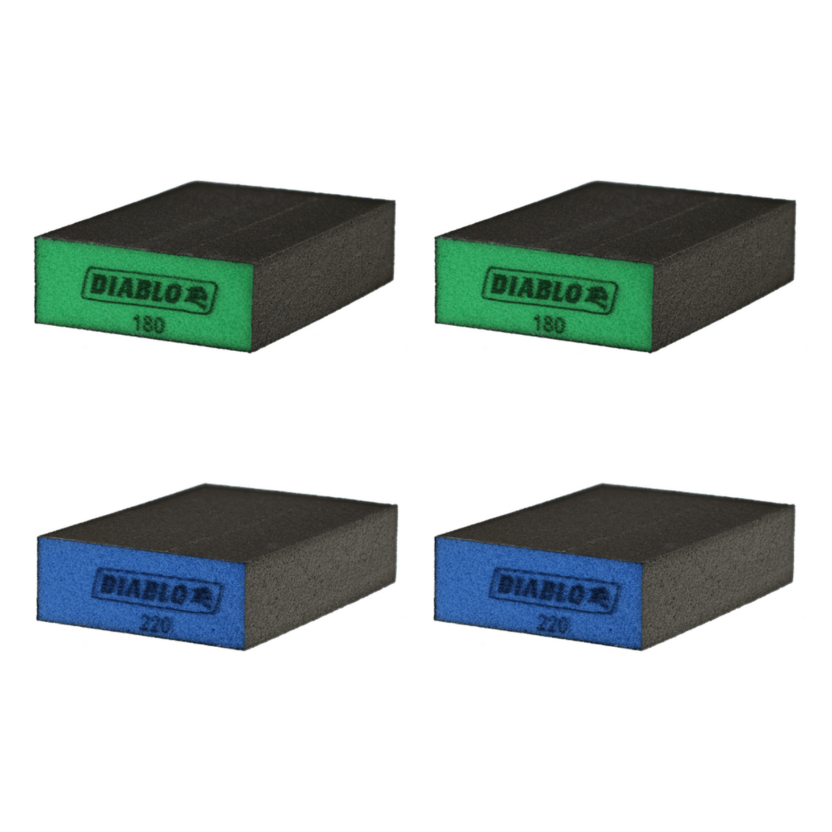 DFBLBLOSMF04G Sanding Sanding Sponges & Pads Large Flat Edge