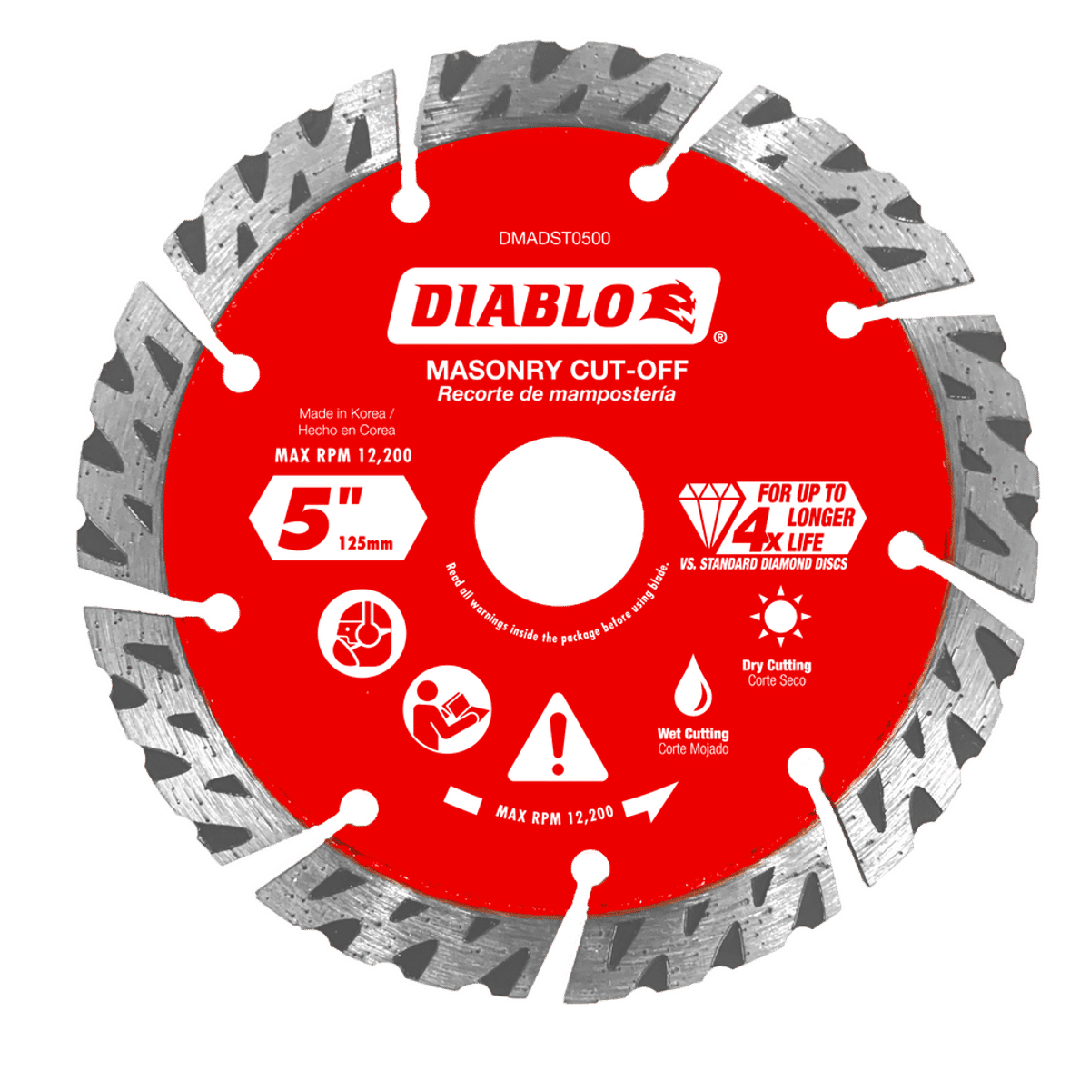 DMADST0500 | Diamond Blades | Segmented Turbo