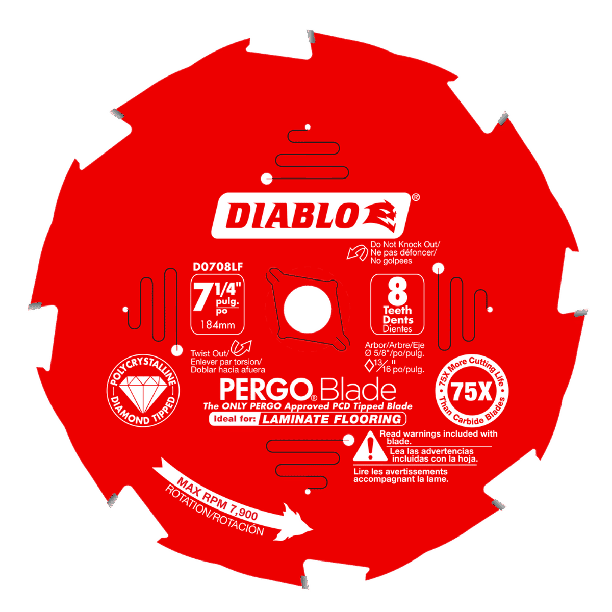 D0708LF | Circular Saw Blades | Specialty | Laminate Flooring