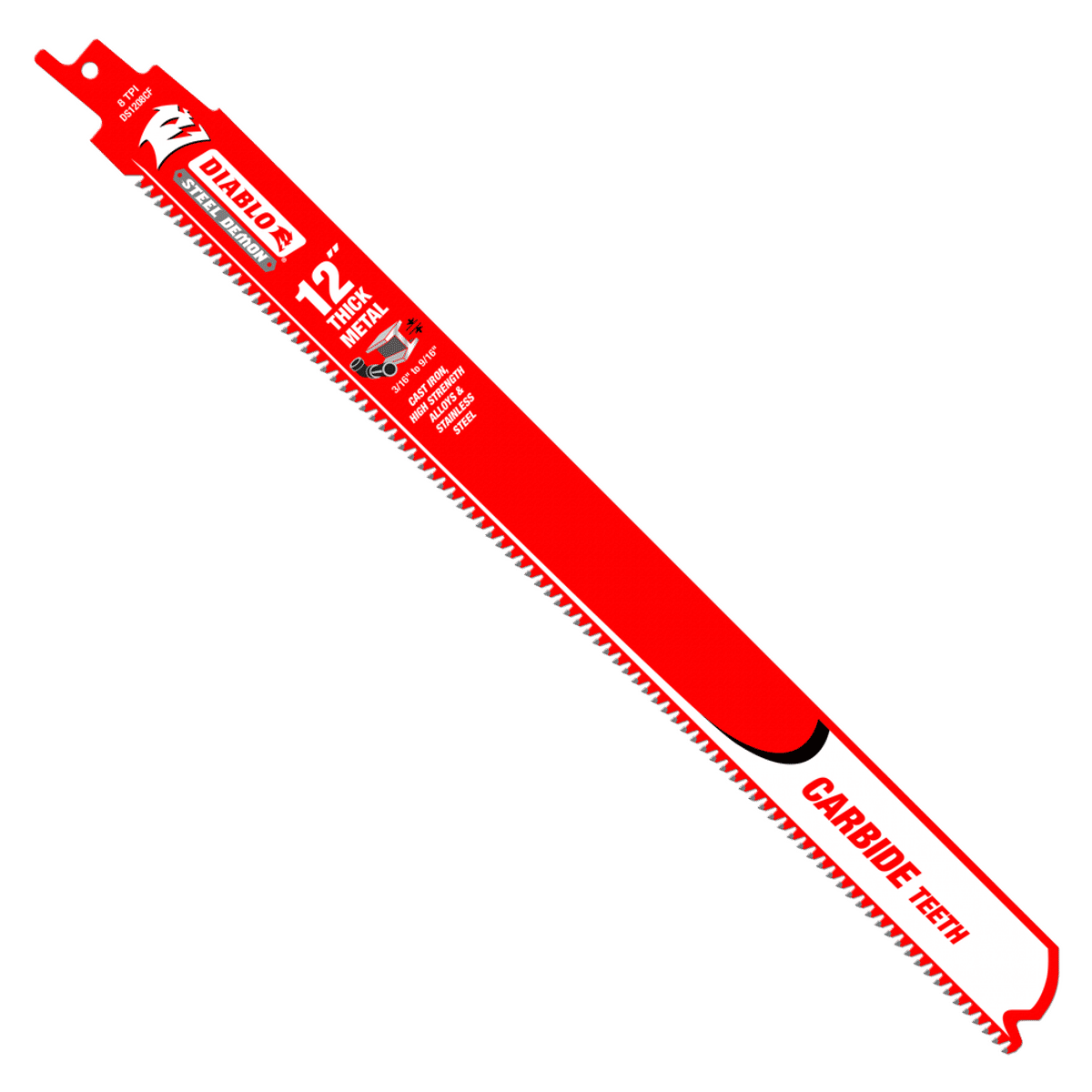 DS1208CF10 | Reciprocating Blades | Thick Metal | Carbide DS1208CF10 | Reciprocating Blades | Thick Metal | Carbide