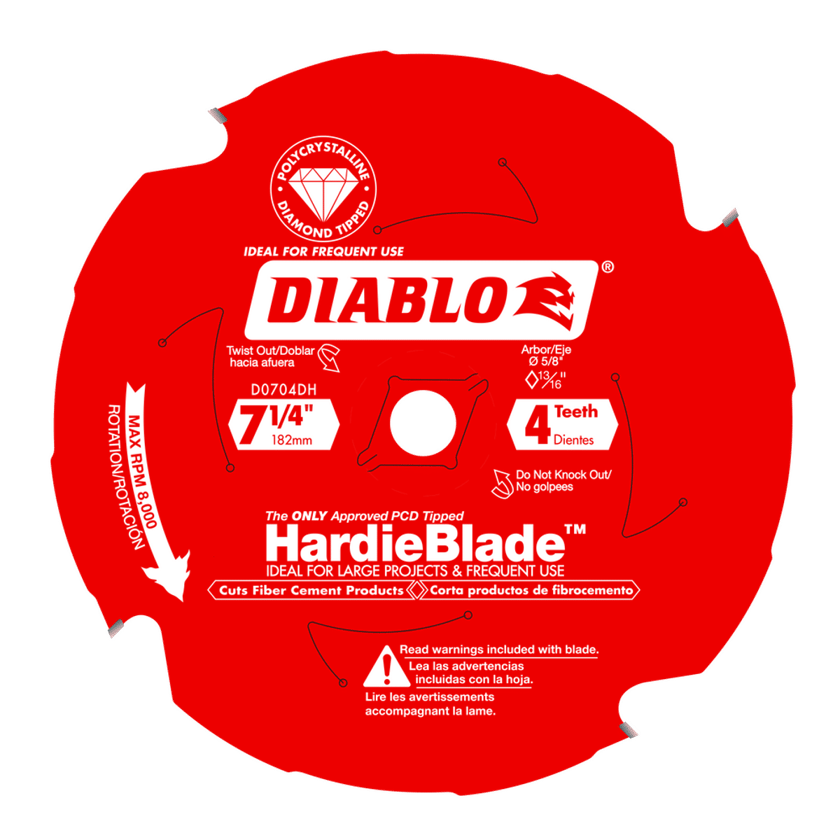 D0704DH | Circular Saw Blades | Specialty | Fiber Cement