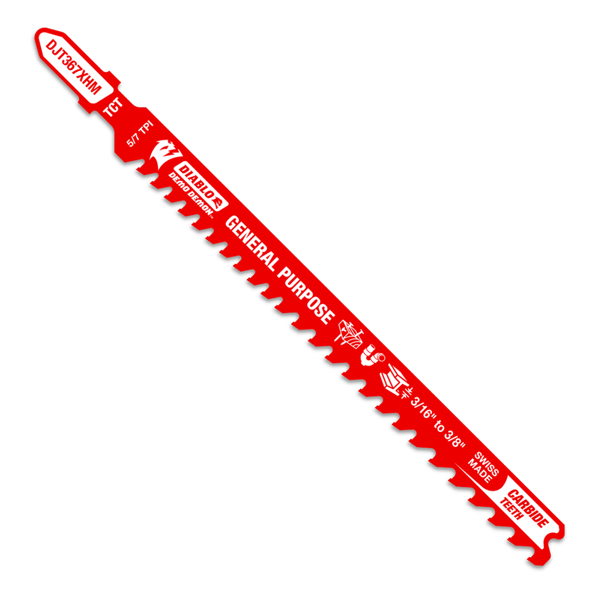 DJT367XHM | Jigsaw Blades | General Purpose | Carbide