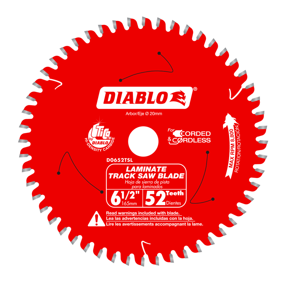 D0652TSL | Circular Saw Blades | Specialty | Laminate