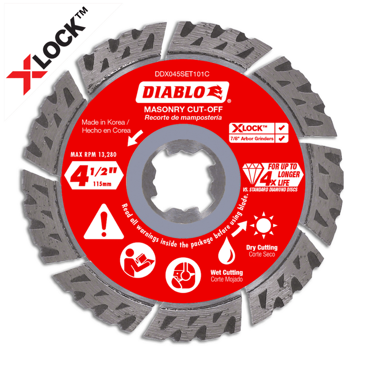 DDX045SET101C | Diamond Blades | Segmented Turbo