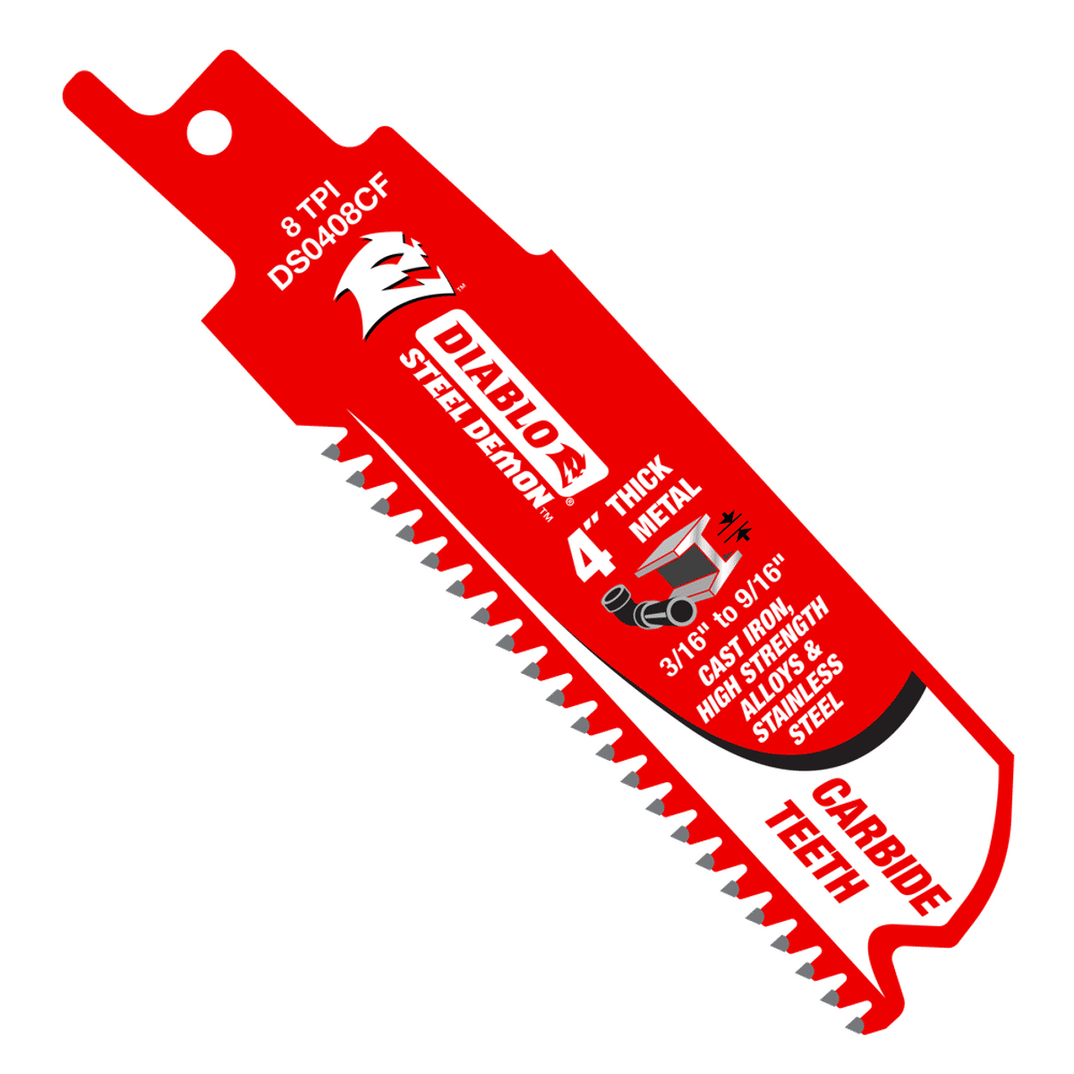 DS0408CF | Reciprocating Blades | Thick Metal | Carbide