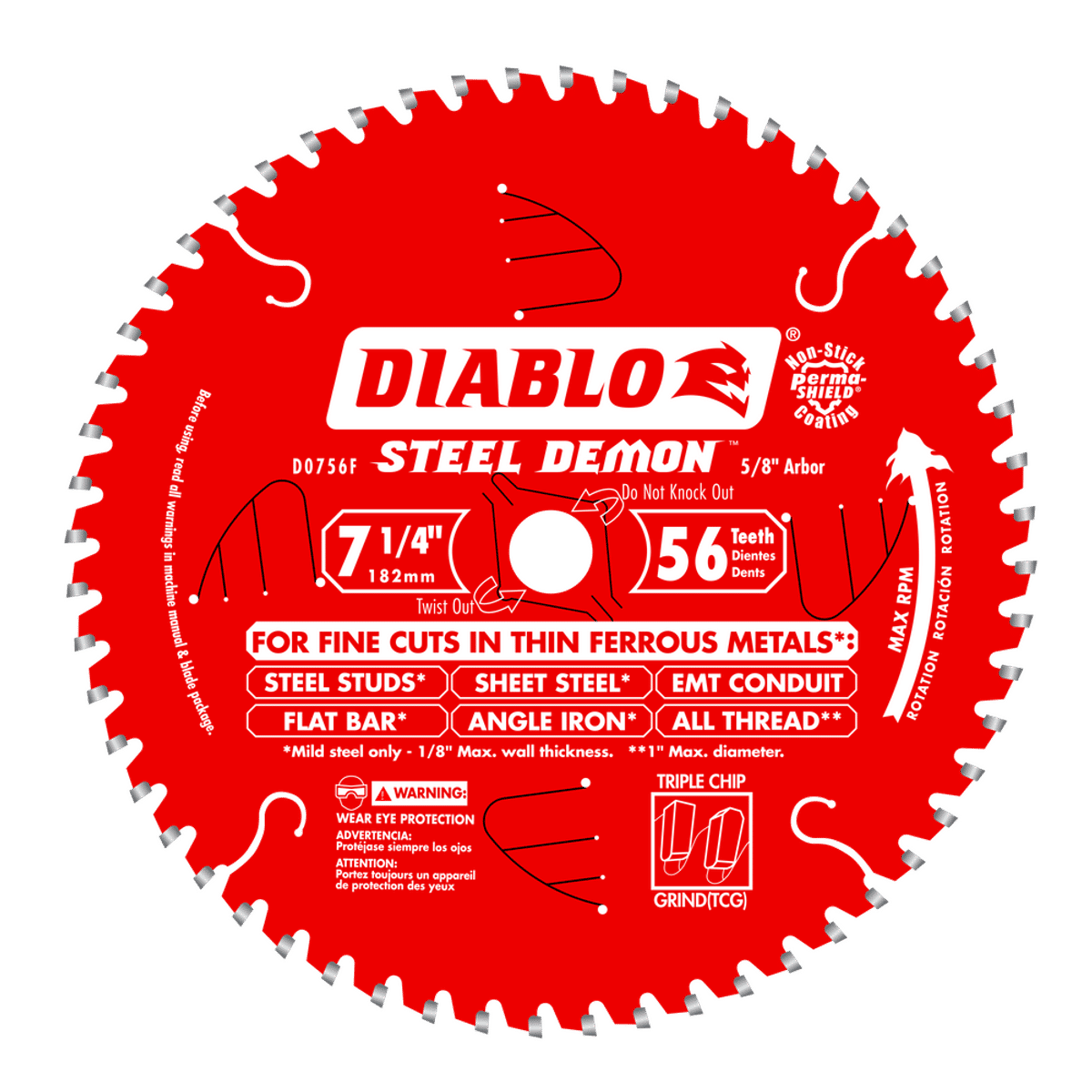 lost DIABLO-X 5.9 D0756F | Circular Saw Blades | Metal Cutting