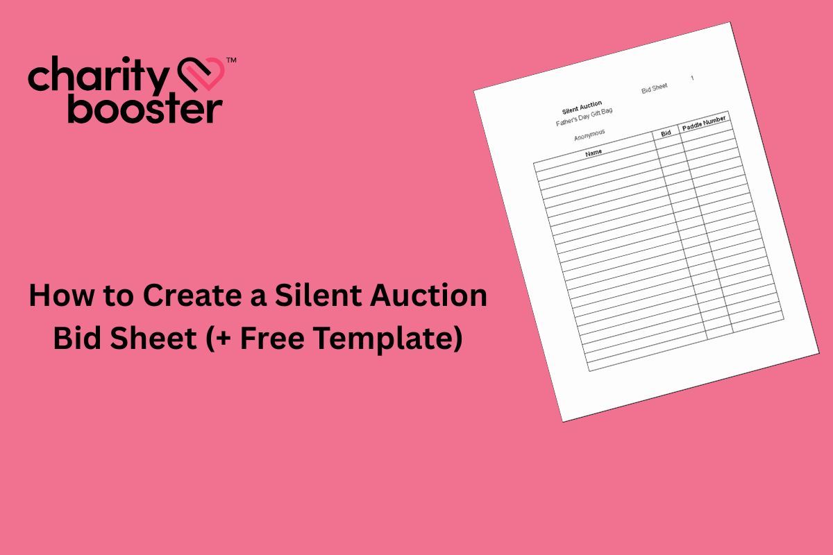 How to Create a Silent Auction Bid Sheet (+ Free Template)