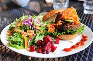 ベジバーガープレート