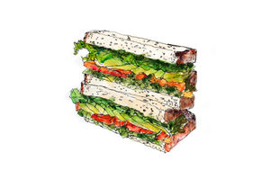 Vegetable Sandwich