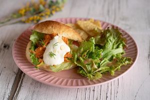 Vegan　有機キャロットバーガー