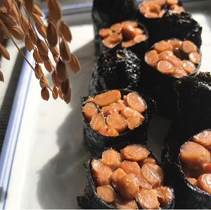 自然栽培納豆海苔巻き