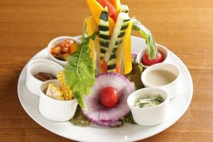 鎌倉野菜たっぷりヴィーガンの前菜盛り合わせ