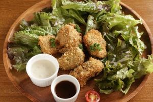 グルテンミートのカツレツ 豆乳タルタルソースあえ