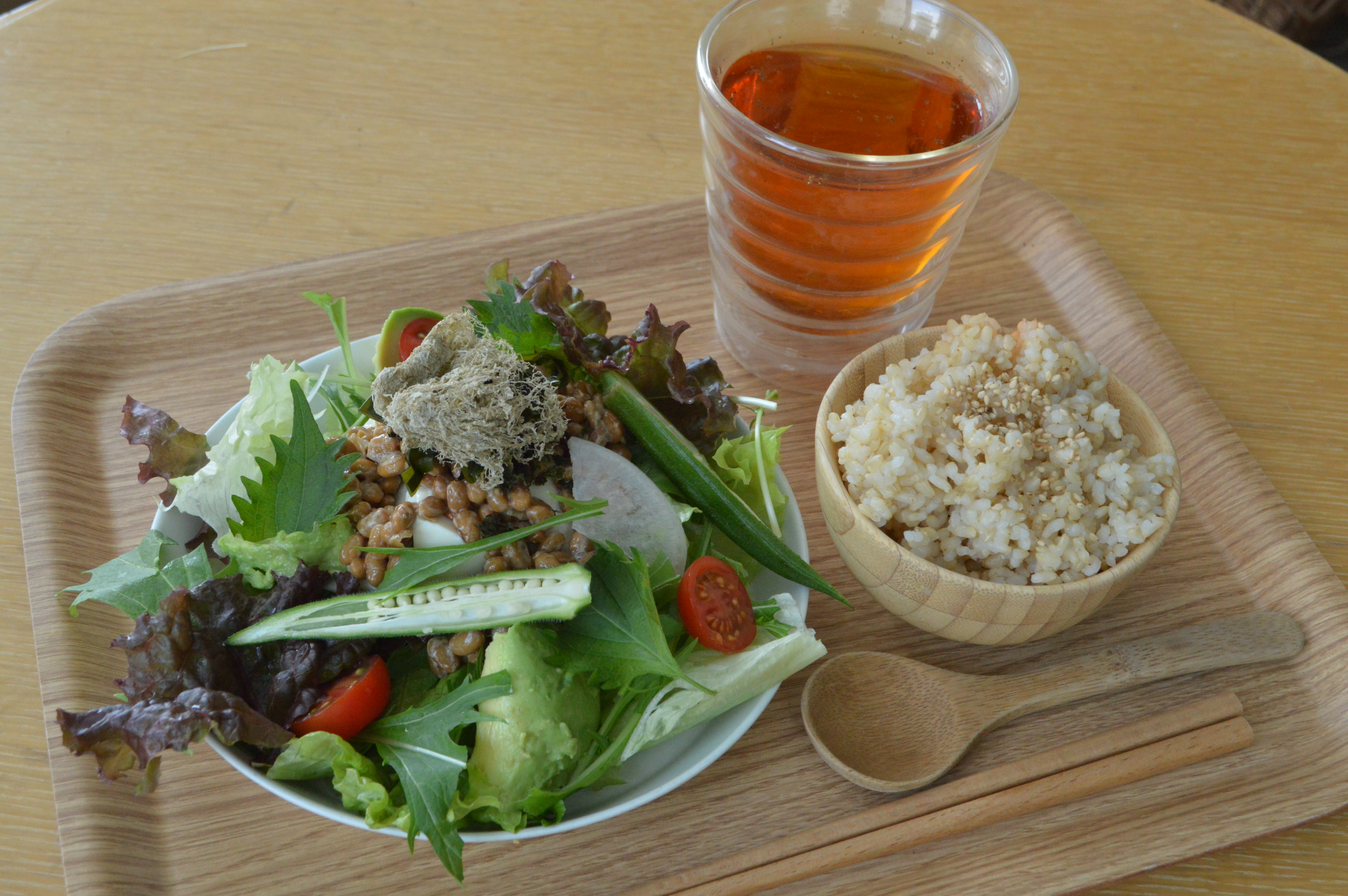 豆腐・納豆・アヴォカドの和風サラダセット