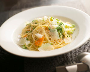 たっぷり野菜の和風パスタ