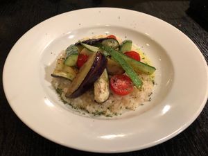 たっぷり野菜の自然農法米のリゾット