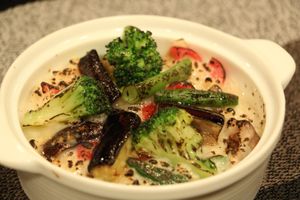 オーガニック野菜の米粉グラタン