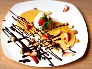 今月の米粉パンケーキ