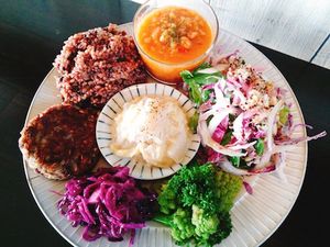 玄米ごはん plate