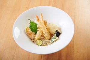 ベジタリアン天ぷらおろしうどん