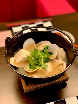 活はまぐり湯豆腐 