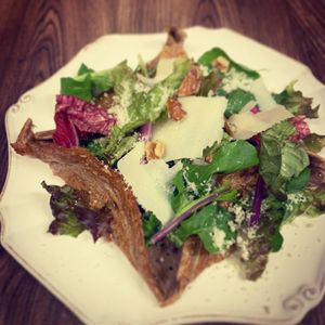 そば粉のガレット～パルミジャーノチーズとハーブ野菜～