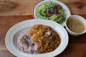 車麩のカツカレー