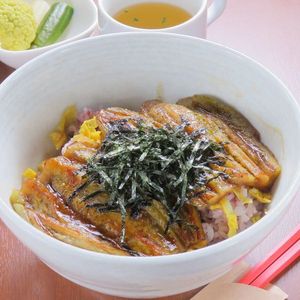 茄子の蒲焼き丼