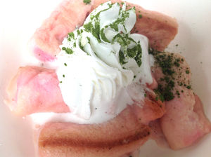 桜麩のフレンチトースト