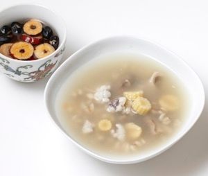 養生スープ と ドリンクのセット