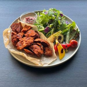 ふわふわ大豆ミートのケイジャン