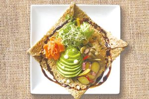 食物繊維たっぷりヴィーガンガレット