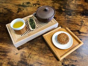 京都童仙房煎茶& 月餅セット