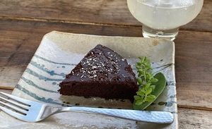 米粉のカカオヴィーガンケーキ