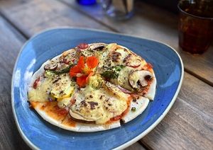 豆乳チーズの米粉ピザ set