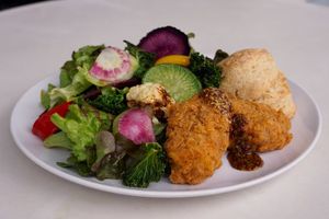 0%チキンフィレバーガー