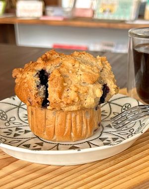 ブルーベリークランブルマフィン