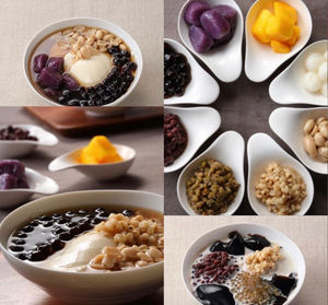 横浜中華街【開心果】本格手作り台湾豆花トウファ (各種780円〜)