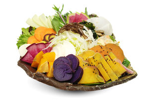 ドレッシングを使わずに野菜の味を楽しむサラダ