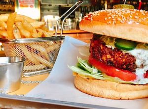 Falafel Burger (vegan or vegetarian)