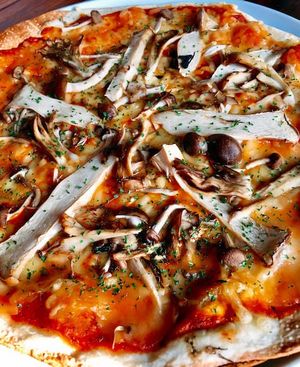 Mixed Mushroom Pizza (Vegetarian or Vegan)