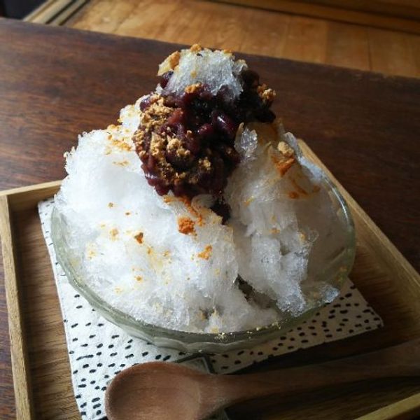 きなことあんこのかき氷