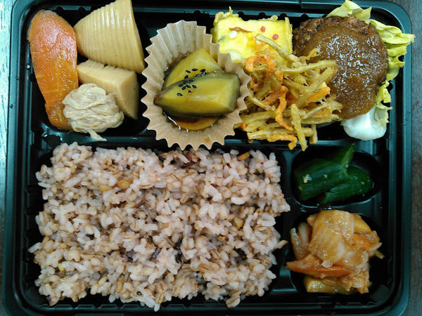 ベジタリアン料理お手軽弁当